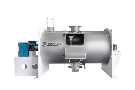 BSPS Plough share Mixer Horizontal Dry Powder Mixing Machine for fertilizer plough mixer