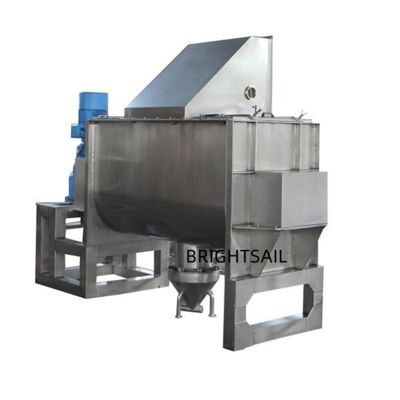 ব্রাইটসেল ওয়াশিং পাউডার উত্পাদন মিশুক SUS304 রিবন ব্লেন্ডার